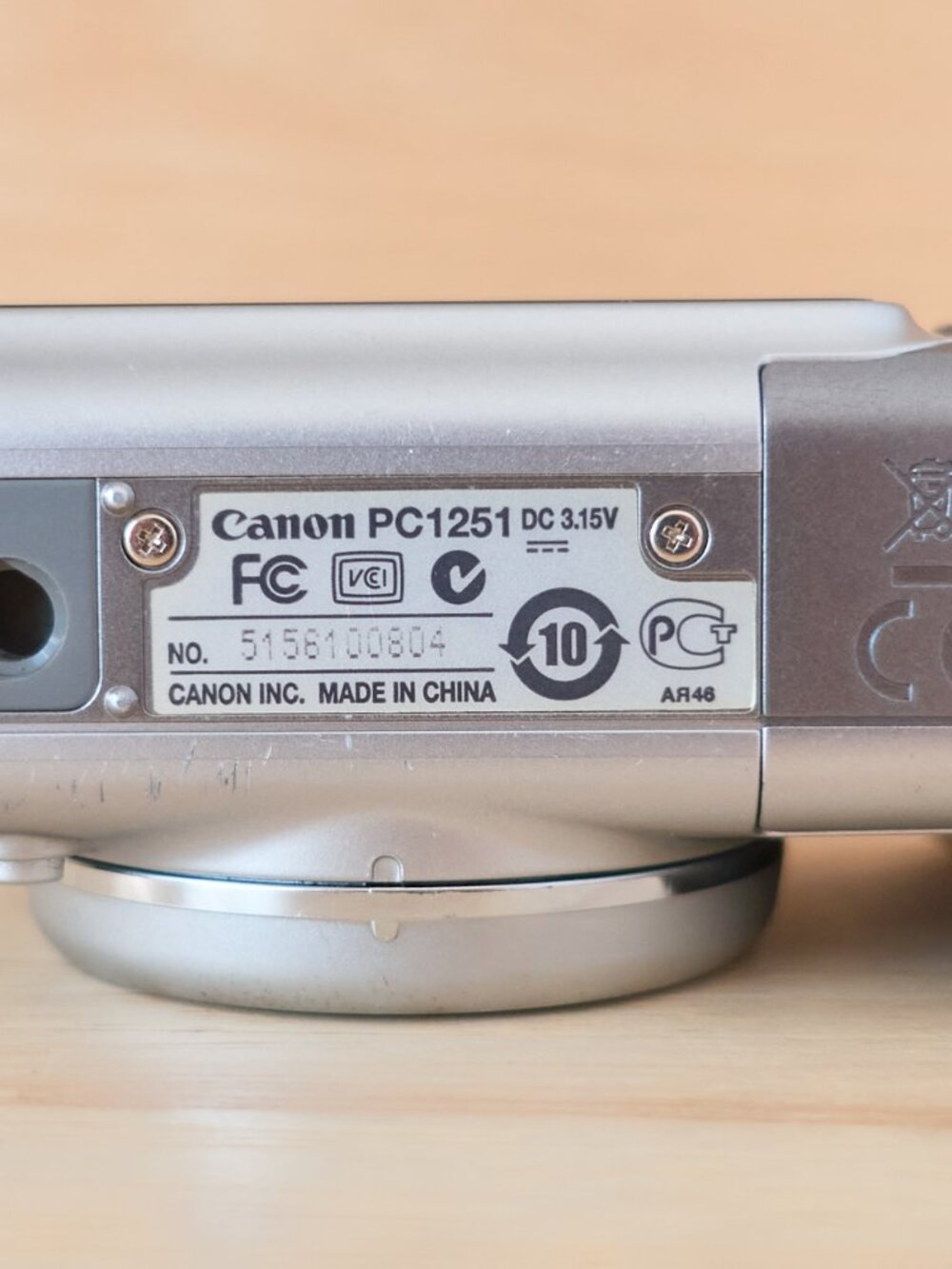 Vintage Canon PowerShot A720 IS 8MP Digital Camera 6x Zoom Silver Tested Working - Picture 8 of 8